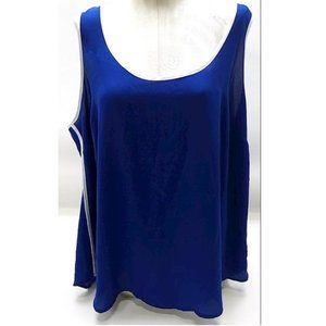 Torrid Royal Blue Poly Tank 2 (18/20) EUC